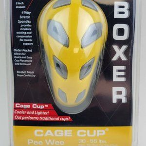 SAFETGARD Boxer Briefs with Cage Cup Pee Wee 30-55lbs - White NEW/OPEN PACKAGE